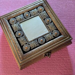 Ornate Bronze Jewelry Box